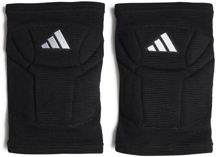 adidas Unisex-Adult Elite Volleyball Kneepads, Black/White, Small