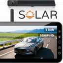 Solar Wireless Backup Camera with 5 IPS Monitor, Reversing System Powered by Rechargeable Battery and Solar Panel, 3-min Easy Installation, IP68 Waterproof, for Car, Trailer, RV, Pickup