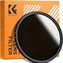 K&F CONCEPT 43mm Variable ND2-ND400 ND Lens Filter (1-9 Stops) for Camera Lens, Adjustable Neutral Density Filter with Microfiber Cleaning Cloth (B-Series)