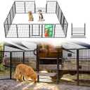 FXW Instant Dog Playpen with RV Step Grid for RV Camping, 40" H, 16 Panels
Quick-Setup & Heavy-Duty Play Yard, Helps Close Stair Gaps, Fits 32" RV Step Opening, For Medium & Large Dogs, Patented