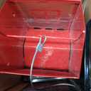 Bird Feeders for Outdoors Hanging, Metal Bird Feeder with Double Suet Cage Cake, Large Capacity, Birdfeeders Sturdy & Weatherproof, Easy to Clean & Refill, Great for Attracting Wild Birds (Red)