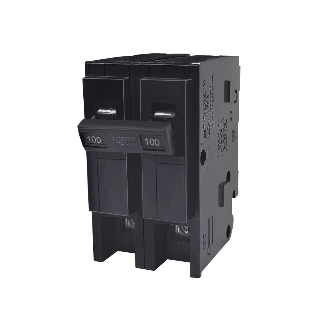 100 Amp 2 Pole Breaker,Replace for HOM2100 Circuit Breaker,100 Amp 2 Pole,120/240V,Compatible with Most Load Centers.Plug-in Circuit Breaker,Thehermal Magnetic Protection