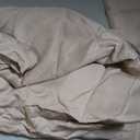 Bedsure Full Size Bed Sheets, Cooling Sheets, Rayon Derived from Bamboo, PureWoven, Breathable & Soft, Deep Pocket Up to 16 Inches, Hotel Luxury Silky Bedding for Hot Sleepers, Simply Taupe