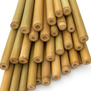 LJAAJSUV 30 Pcs - 24 inches Plant Stakes Natural Garden Bamboo Sticks for Indoor and Outdoor Plants, Plant Support Stakes for Tomatoes, Beans, Potted Plants. X2