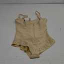 SHAPERX Women's Fajas Colombianas Shapewear Postpartum Tummy Control Body Shaper Butt Lifter Bodysuit (Beige)