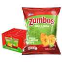 Zambos Plantain Chips Chili Limon, Crunchy Plantain Chips With Chili, Lime and Salt, 5.30 oz, 12 Pack, Best Before Date: MAR/23/26