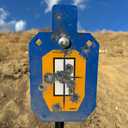 Atflbox AR500 Steel Target for Shooting, 1/2 inch Thick Metal Target with T-Post Target Hanger, High Caliber Torso Silhouette Metal Target for Precision Shooting