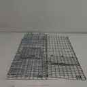 Faicuk Large Collapsible Humane Live Animal Cage Trap for Raccoon, Opossum, Stray Cat, Rabbit, Groundhog and Armadillo 32 x 11 x 13 Inch