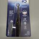 Oral-B iO Series 2 Rechargeable Electric Powered Toothbrush Starter Kit, Night Black with 2 Brush Heads - Automatic Pressure Sensor to Protect Gums - 3 Modes - 2 Min Timer