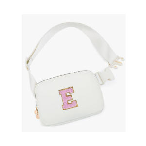 Birthday Gifts for 4 5 6 7 8 9 10 11 12 13 Year Old Girls,Gifts for Teens Kids Daughter Sister Her,Two Way Zipper Crossbody Bag Fanny Pack Belt Bag Cute Trendy Stuff - Cream,E