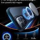 TORRAS Magnetic Shockproof for iPhone 16 Pro Max Case, [Fit for MagSafe] [Military-Grade Drop Tested] Translucent Slim Protective for iPhone 16 Pro Max Case Anti-Fingerprint Anti-Scratch, Black