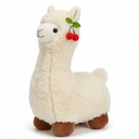 OUKEYI 13.7" /35cm Alpaca Plush Toy, Llama Stuffed Animal Momo Alpaca Plush Toy Alpaca Plush Doll Gift for Girls Birthday Wedding Home Decor (Brown)