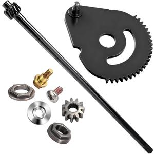 938-05078 738-05078 617-04094 5/8 Steering Rod Shaft (Length 21")/941-0656A Gear Bush/948-0389 Steering Rod Cap-Screw for MTD Cub Cadet Troy-Bilt Replace 738P07154,738-05078, 61704094 - With Bushing