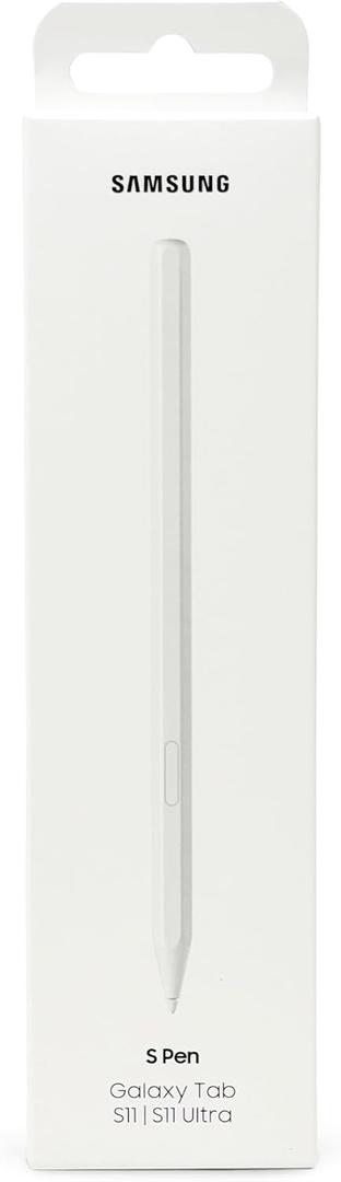 Samsung Galaxy Official S Pen for Tab S11/S11 Ultra, Ergonomic Design, Natural Touch, Stylish Stylus, Durable, International Version (EJ-PX730BWEGWW), White