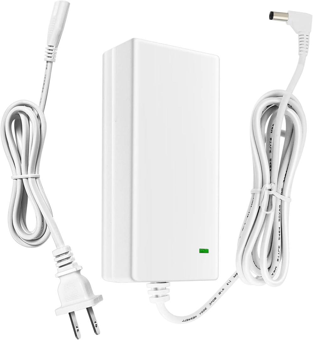 White Power Cord Compatible with Cricut Explore 3 Cutting Machine,24V DC Power Replacement Cord Connector for Cricut Explore 3 Cutting Power Supply Cord