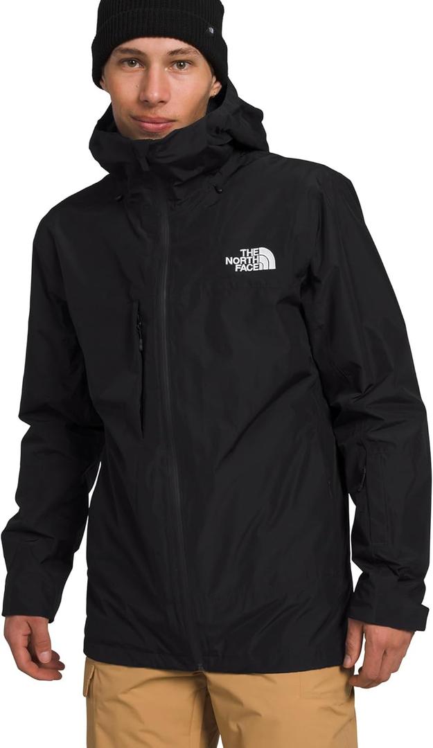 THE NORTH FACE Men's Thermoball Eco Snow Triclimate Waterproof Insulated Ski Jacket | Helmet Compatible, Powder Skirt (XX-Large, Tnf Black-npf)