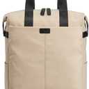 G4Free Small RFlD Crossbody Backpack Convertible Lightweight Mini Sling Bag for Women Men for Travel & Hiking, Khaki, 17.3 x 13 x 5.5 inches