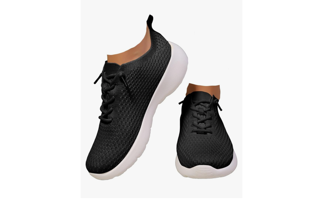 Bobbie Brooks Sneakers Womens Size 9 Mesh Black New