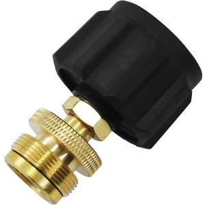MENSI Propane Cylinder Adaptor Convert to 1"-20UNEF Throwaway Flexible Hose Line Adapter for Barbecue Grill, Bubby Heater, Torch (QCC Type1 Connector for 5~40lbs Propane Tank)