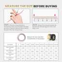 Smart Ring for Women Men, Health Fitness Tracker Ring, IP68 Waterproof Rings, Sleep Ring with Charging Case and Ring Protector, Remote Photography, Family Care, No App Fees(Lavender Pink, 8#)