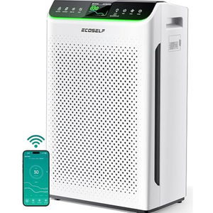 Powerful Air Purifiers for Home Large Room Up to 2400 Ft² with Smart WiFi Air Quality Monitor Sleep Mode, Air Purifier for Bedroom Office Living Room HAP602WF 