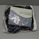 Black Linen Curtains 84 inches Long 2 Panels for Bedroom Back Tab Light Filtering Privacy Sheer Black Curtains Muslin Look Modern Farmhouse Cotton Textured Gauze Curtain for Living Room 2 Panel Set