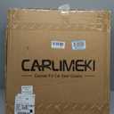 Carlimeki Premium Faux Leather Seat Covers, Fully Covered, Fit Like a Glove
