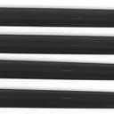 Side Door Trim Cover丨Body Side Trim丨 Baffles/Guard Strips/Friction Strips 4Pcs Body Side Trim Bright Black Universal Door Protector Auto Modification