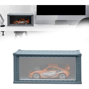 Diecast Car Display Case, 1/64 Scale Model Car Display Case, for Matchbox Wheels Toy Car Display Case Holds, Toy Car Display Organizer Storage Case, for Vehicle Toy Collectibles Memorabilia