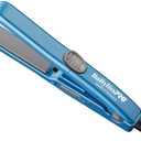 BaBylissPRO Nano Titanium Mini Flat Iron Hair Straightener, 0.5" Hair Straightener Iron for Touch Ups & All Hair Types, Perfect for Travel