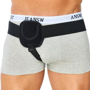 Hernia Belts for Men Inguinal, Hernia Support for Women and Men, Hernia Truss for Left or Right Side, Groin Belt, Adjustable Waist Strap with Removable Compression Pads (Large/XL, Black)
