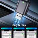Burnt Sugar Wireless Carplay Adapter for iPhone 2026 Upgraded, Ultra-Mini USB Design for Apple Car Play Convert Wired to Wireless, Stable Low-Lag GPS Plug & Play for iOS 10+ & Cars from 2016+ (Gray)
