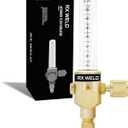 RX WELD Nitrogen Flow Indicator 1/4" SAE Flare Inlet and Outlet 50PSI
