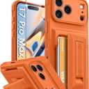 Oneagle Wallet for iPhone 17 Pro Max Case with Card Holder (4-5 Cards) [RFID Blocking] [Screen Protector] Full Camera Protection, with Kickstand 15FT Shockproof Heavy Duty Case for iPhone 17 Pro Max