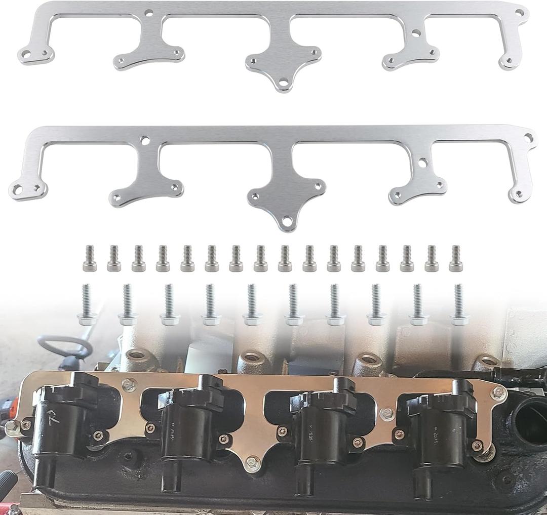 5.3L LS Coil Brackets Valve Cover Fit for 19005218 D585 Colis LSX Swap LSX Swap Truck LY2 LY5 LY6 LC8 LC9 L92 L92 L98 L96 LMG LM7 LM4 LR4 LQ4 LQ9 LQ9 L59 LH6(Silver), OEP014-SL