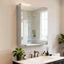 24"x 32"Bathroom Medicine Cabinet,Double-Sided Mirror Door