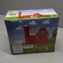 BOLZRA Farm Animals Big Red Barn Toy for 1 2 3 4 5 Years Old Toddlers, Kids Farm Figures Fence Playset with Tractor, Preschool Montessori Learning Toys, Christmas Birthday Easter Gift for Boys Girls