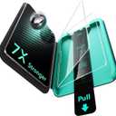 ESR 2 Pack Armorite Screen Protector for iPad Pro 11 Inch (M5/M4) 2025/2024, Military Grade Protection, 9H Hardness Tempered Glass Film with UltraFit Tray, HD Clarity, Dust and Bubble Free