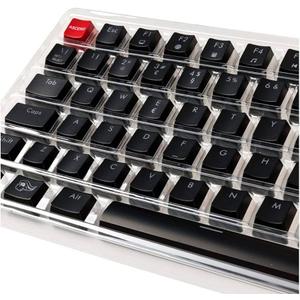 Keychron OSA Profile Double-Shot PBT Keycap Full Keycap Set (141 Keys) - White on Black, Compatible with MX Mechanical Switches, Non-Shine-Through, Fits ANSI Layouts (100%, TKL, 96%, 75%, 65%, 60%)