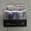 Items 4U! Salt And Pepper Mills, Clear Acrylic, Ceramic Grinders, Set of 2
