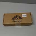 Ski Gloves, Waterproof and Breathable Snow Gloves for Cold Weather, Men & Women Boys and Girls (S(Fit Kids 8-10 Years), Full Black)