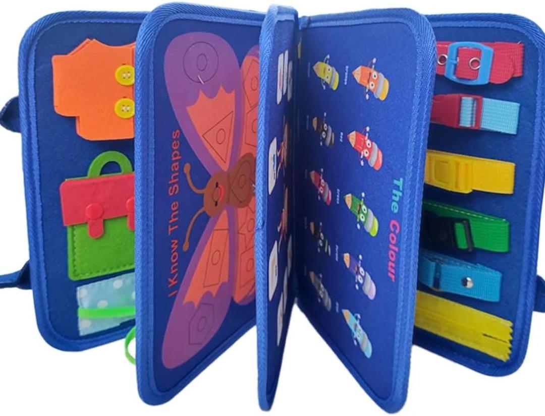 Toddler Busy Board Montessori Toys for 1 2 3 4 Year Old, Sensory Board Educational Activities for Learning Fine Motor Skills, Gifts for Girls Boys, Travel Toys for Airplane Car Toddler Busy Board Montessori Toys for 1 2 3 4 Year Old, Sensory Board Educational Activities for Learning Fine Motor Skills, Gifts for Girls Boys, Travel Toys for Airplane Car