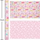 Merture Colorful Wrapping Paper Roll - 17 In X 16.5 Ft