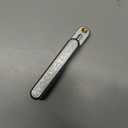 EDC Fidget Slider Metal Fidget Toys Adults for Anxiety and Stress Relief ADHD and Autism Magnetic Cool Office Gadgets Clicker Toys(Silver)