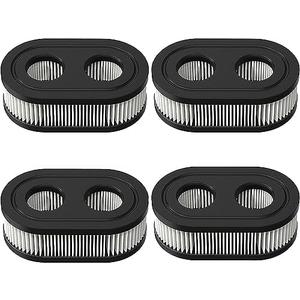4Pack Air Filter, Suitable for 593260 798452 334404Series Engine 550E 500EX 550EX 625 575EX 4247 5432 5432K 09P00 09P702 Lawn Mower Air Filter Mower Series Engine
