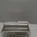 Cisily Sink Caddy Sponge Holder for Kitchen, 304 Stainless Steel Rustproof, Kitchen Sink Caddy with High Brush Holder, Dish Sponge Organizer with Divider(Silver) (9.25)