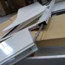 Large Dog Door for Sliding Glass Door - Right Open Amount from Inside - Overall Size: 81 3/4 Inch x 16 1/8 inch, Flap Size: 11.5"(W) x 16.5"(H)