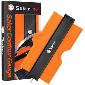Saker Contour Gauge (10 Inch) Profile Tool with Adjustable Lock,Father's Day Gift for Men Women Dad Him Boyfriend Husband-Irregular Shape Duplicator-Cool Gadgets for Woodworking Tool Tracing