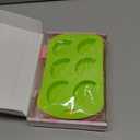 KRLIFCSL Fruit Shape Baking Mold Candy Molds including Pineapple Lemon Watermelon Strawberry, Ideal for Chocolate, Candy, Cake, Ice Cube & Jelly, Pack of 4 with 1 Dropper. (Fruit Mold)