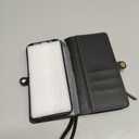 misile- Wallet Case for Samsung Galaxy Z Fold 7, Retro Leather Case Shockproof Protection Flip Cover with Card Slots and Wrist Strap (ZFOLD 7,Black)